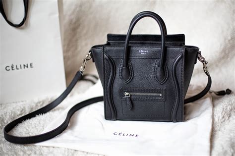 celine nano black or beige|celine nano purse review.